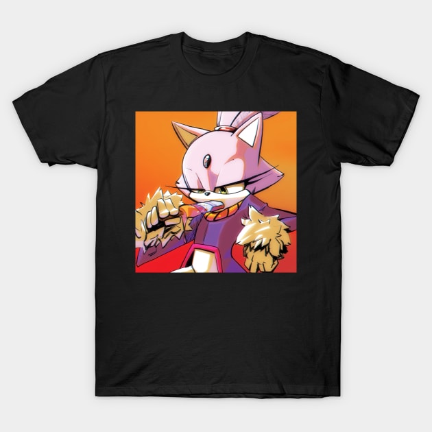 CopyMirror Blaze The Cat Popsicle T Shirt